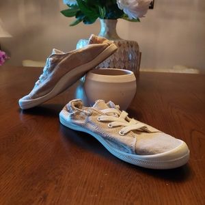 Tan Textile Sneakers